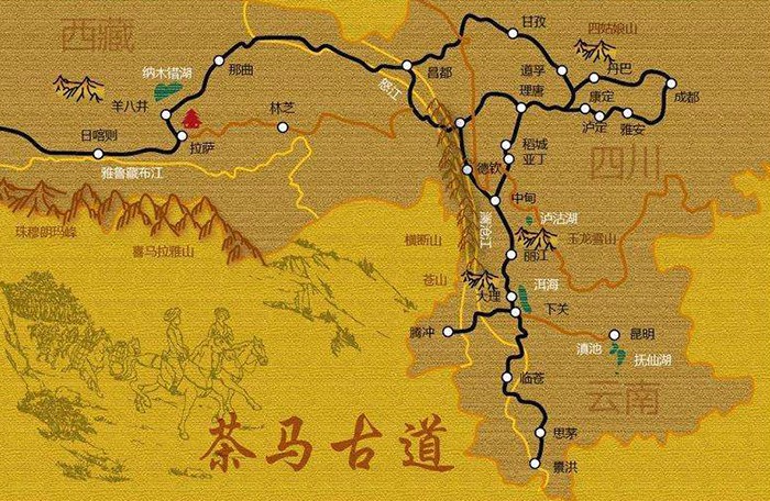 茶马古道历史线路-茶秘书